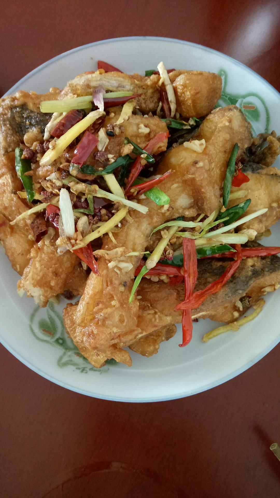 干炸鱼块的做法