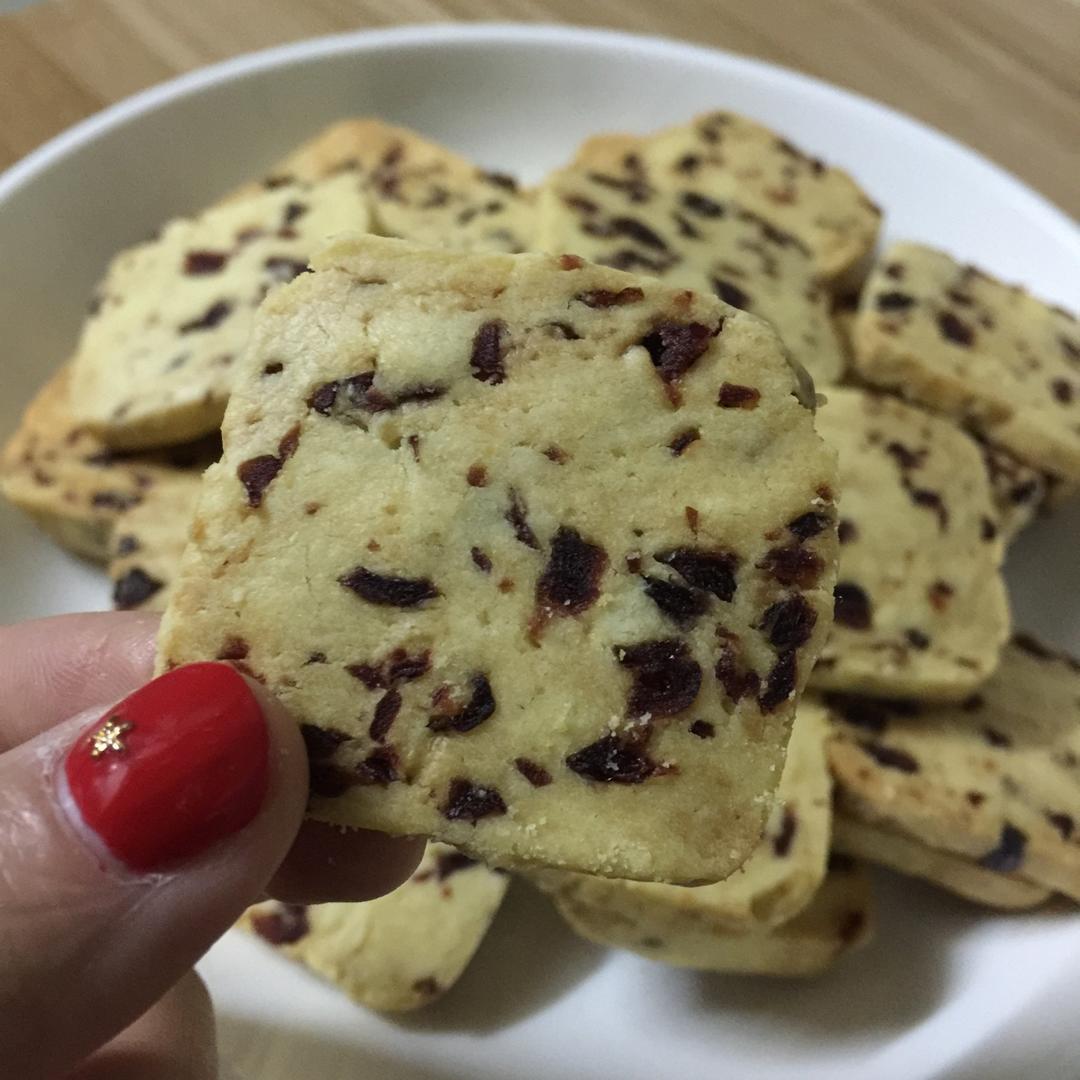 低糖少油版蔓越莓饼干