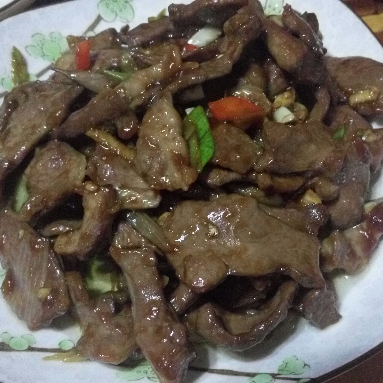 爆炒猪心