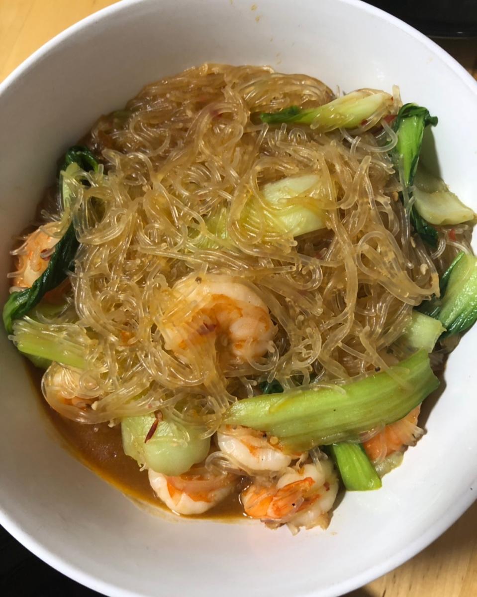 日式辛辣油菜虾仁煮（译）