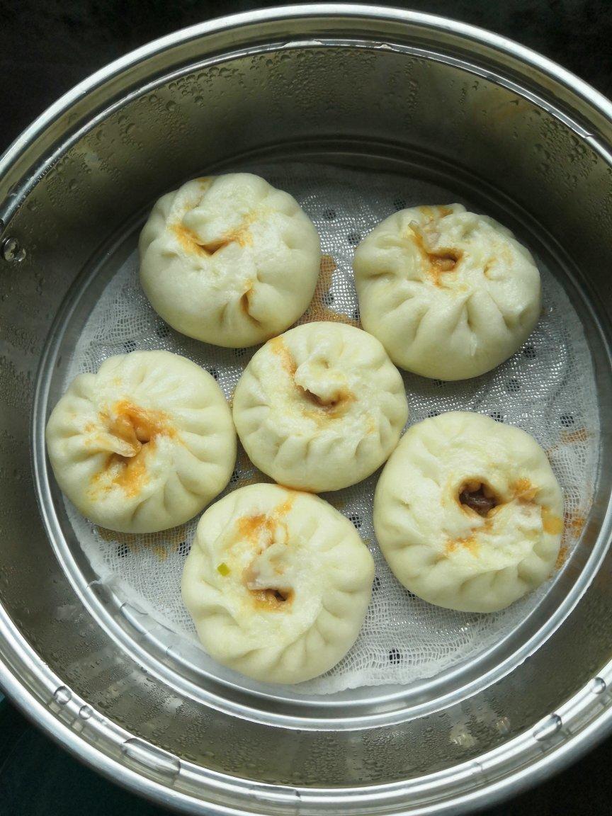 白萝卜素馅包子（一次发酵，保证你吃了忘不掉😜）