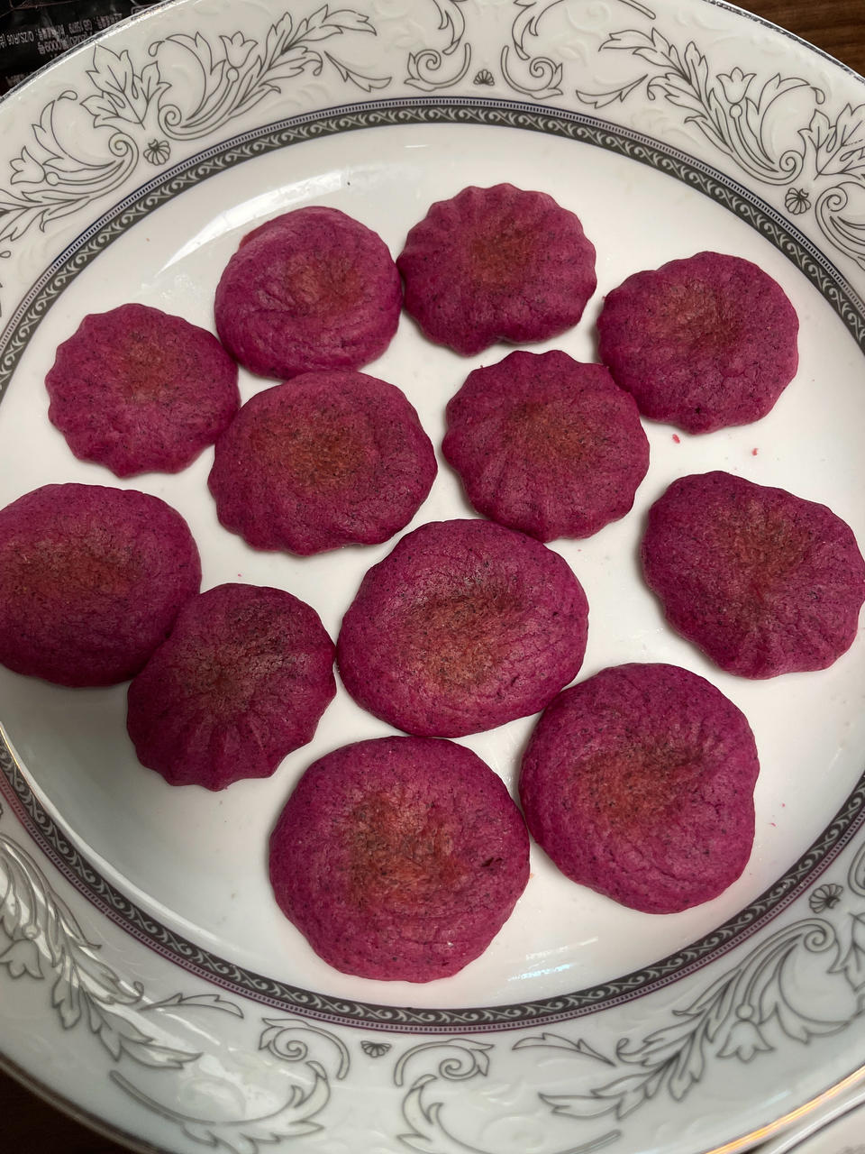 好吃的火龙果曲奇饼干-儿童大人都喜欢