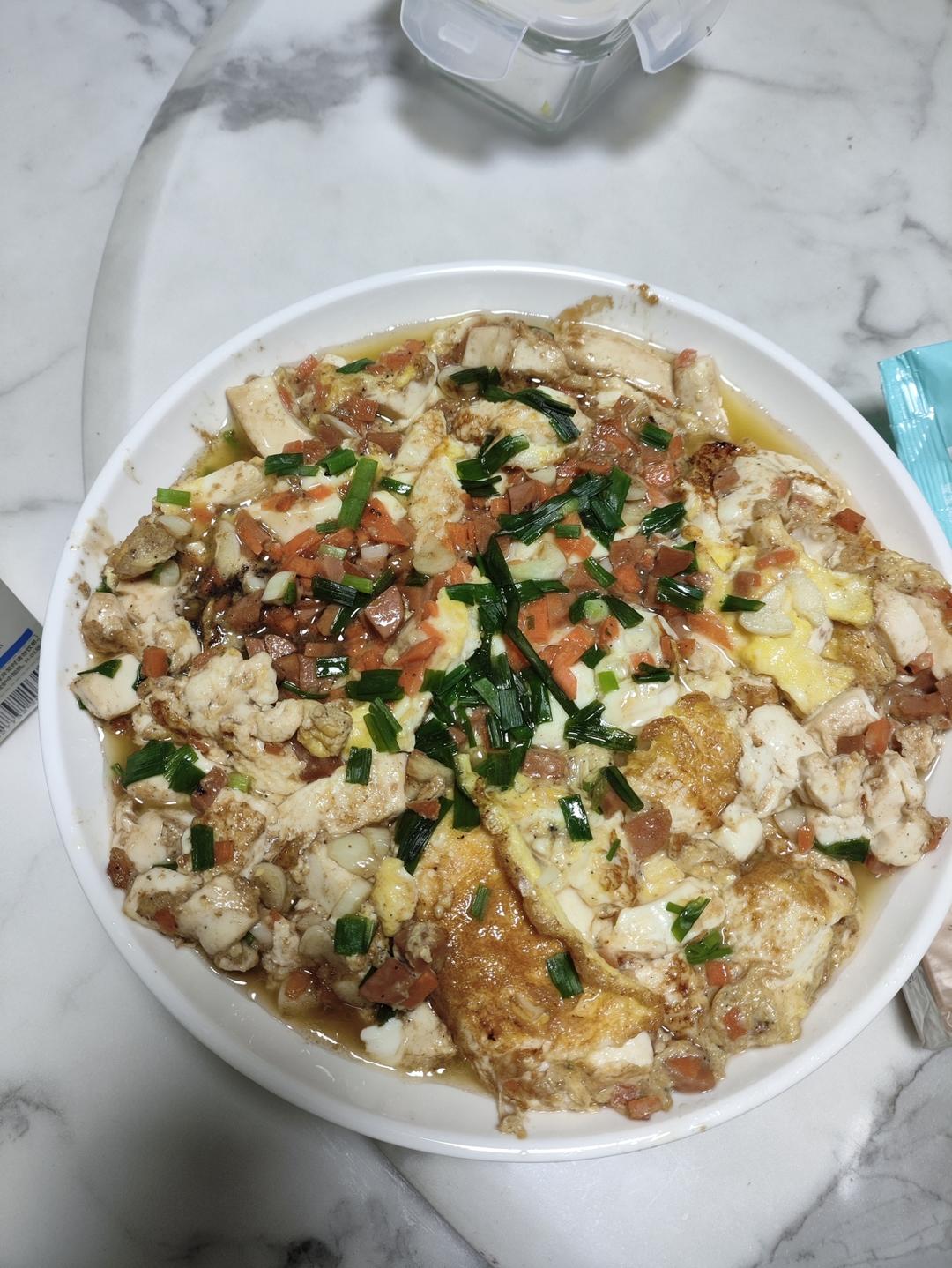 豆腐抱蛋 | 健康快手减脂菜