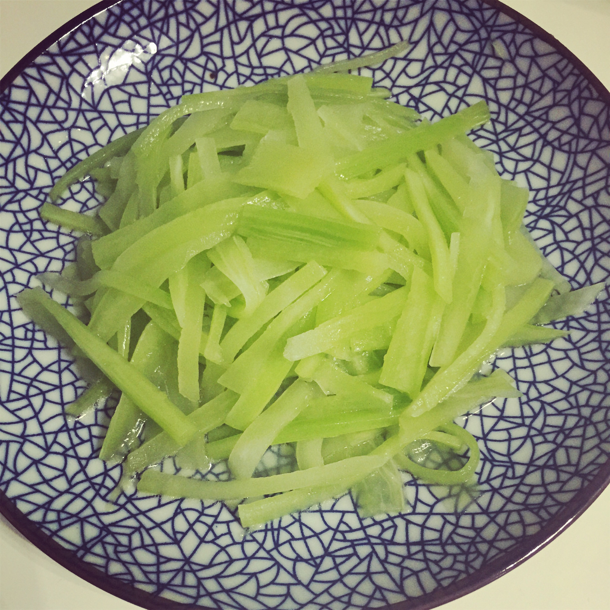 低热量减肥菜【爽口莴笋丝】