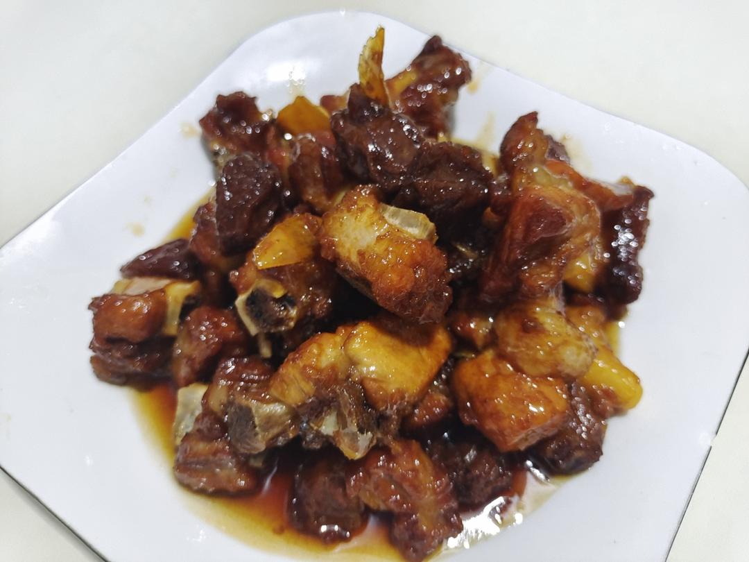 好吃不油腻的话梅排骨，不比蒜香排骨差