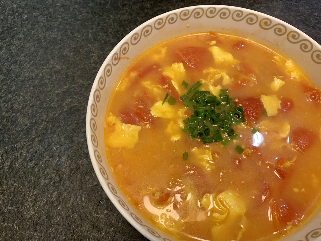 好喝到爆的西红柿鸡蛋汤