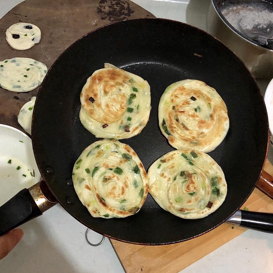 快手懒人版葱油饼❗️㊙️简单易做❗️超级酥脆❗️
