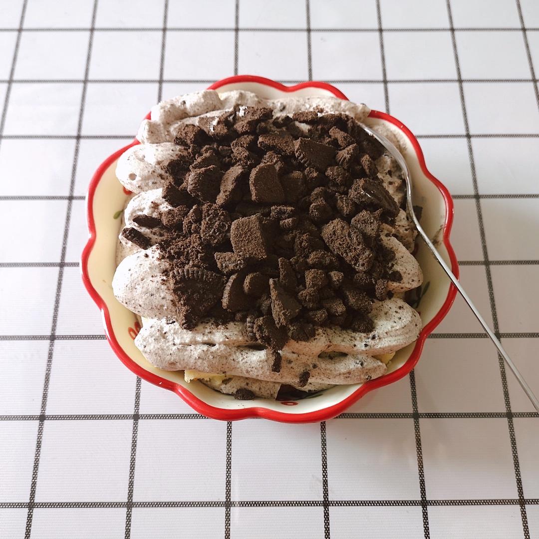 奥利奥咸奶油蛋糕盒子（烫面小四卷）