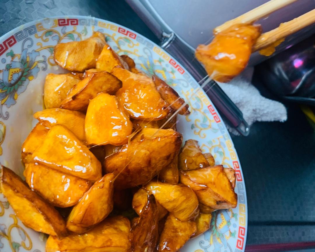 拔丝地瓜家常版的做法