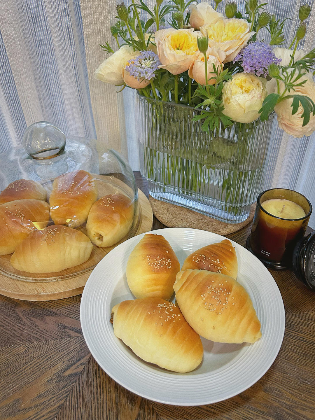 日式海盐面包卷（盐可颂）