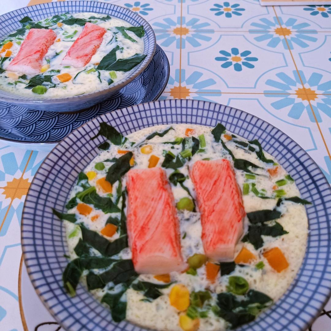 嫩滑的豆腐蛋羹