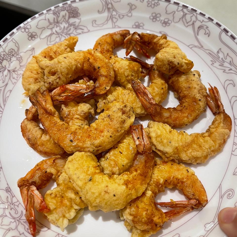 好吃到吮手指的椒盐虾仁
