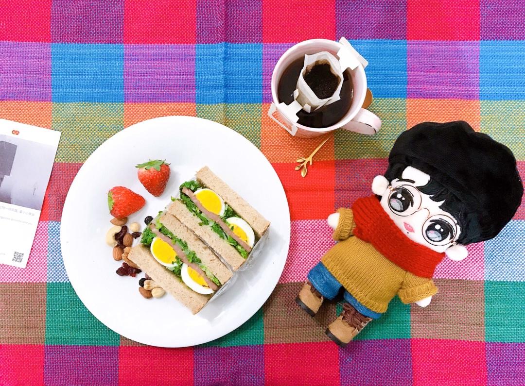 🥪『减脂塑形期必备』牛排全蛋三明治