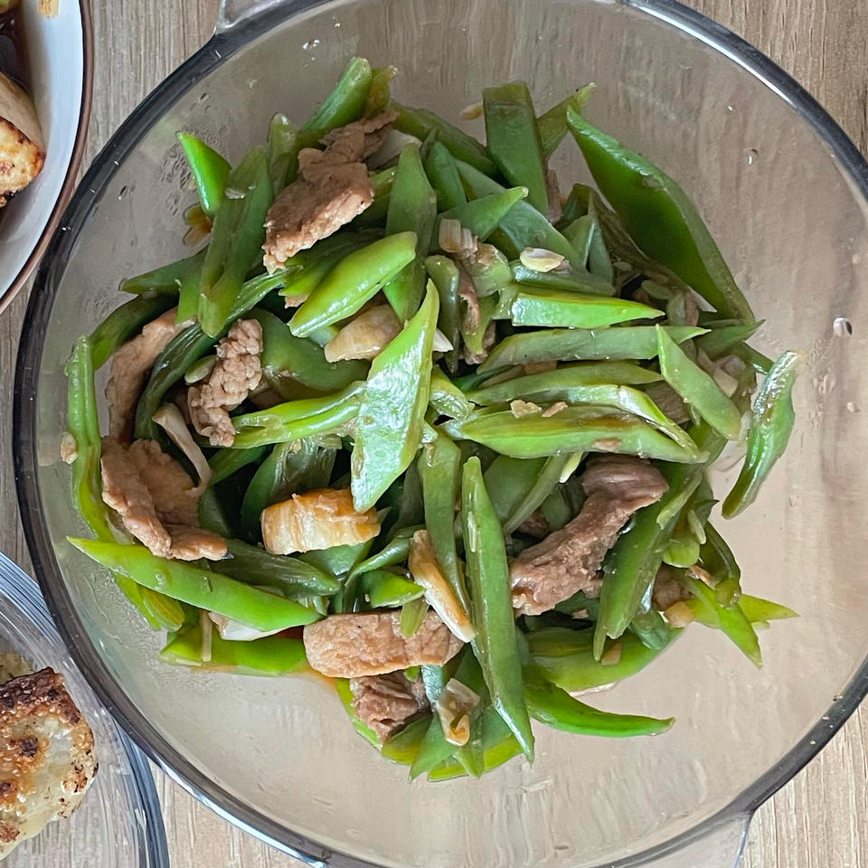 扁豆角炒肉