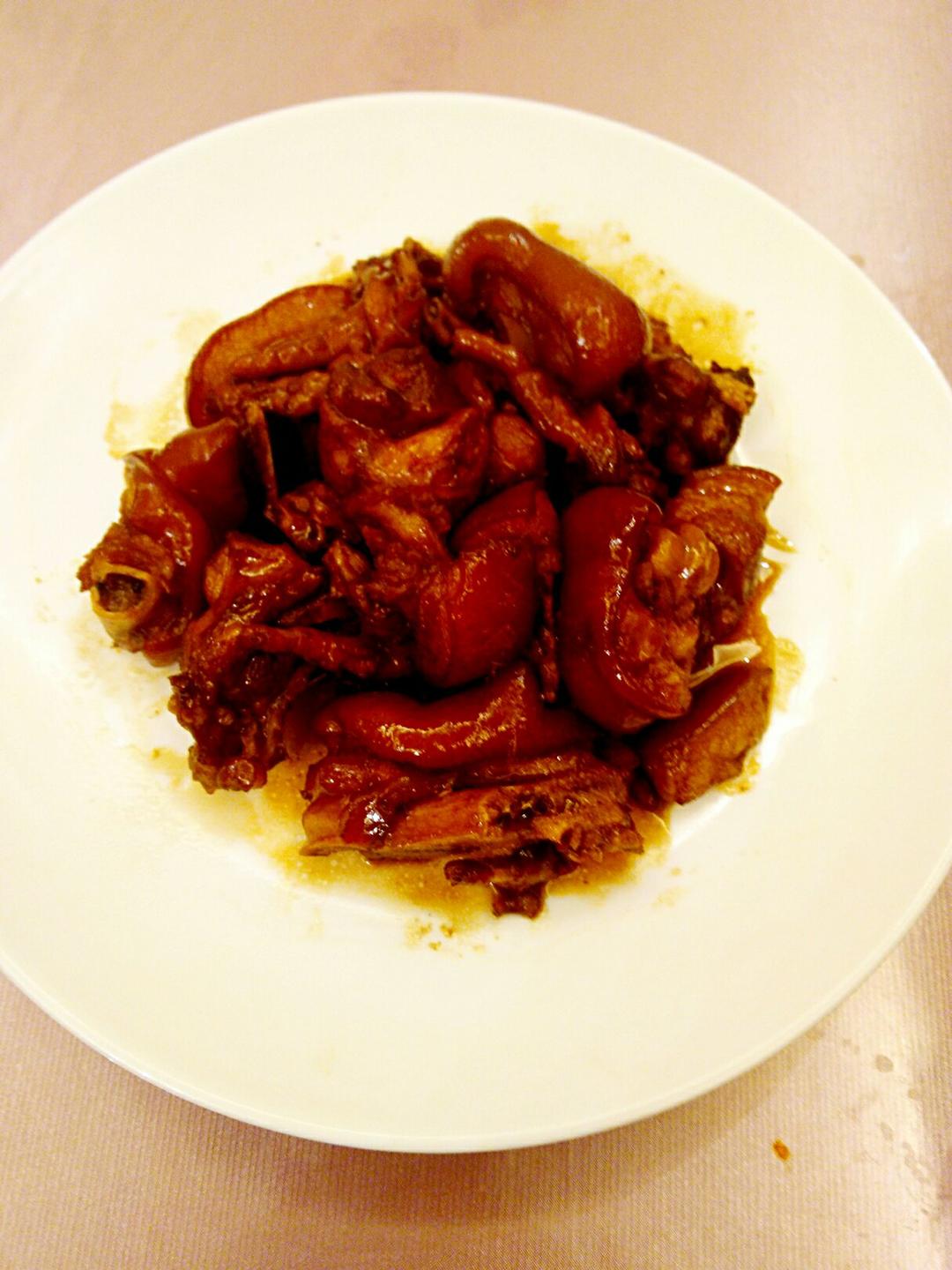 大手拉小手（猪蹄焖鸡爪）