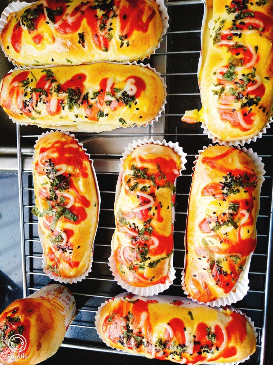 香葱芝士火腿面包  新手必修版