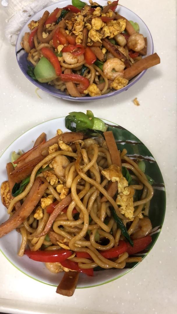 上海虾仁炒面