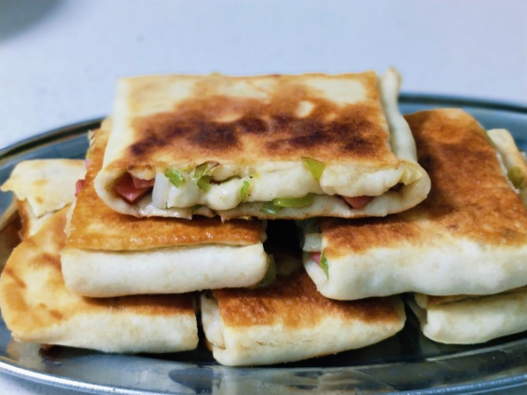 青椒发面饼