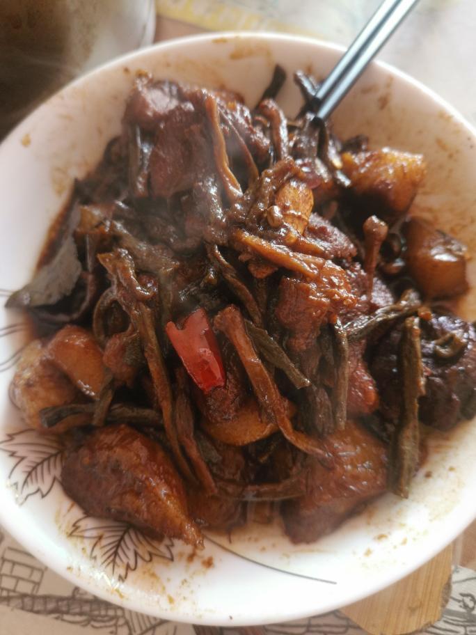 多力压榨玉米油之干豆角红烧肉