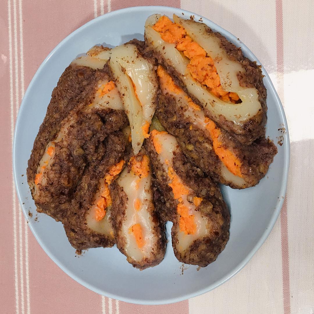 软糯香甜～南大门同款蜜薯夹心红豆糕