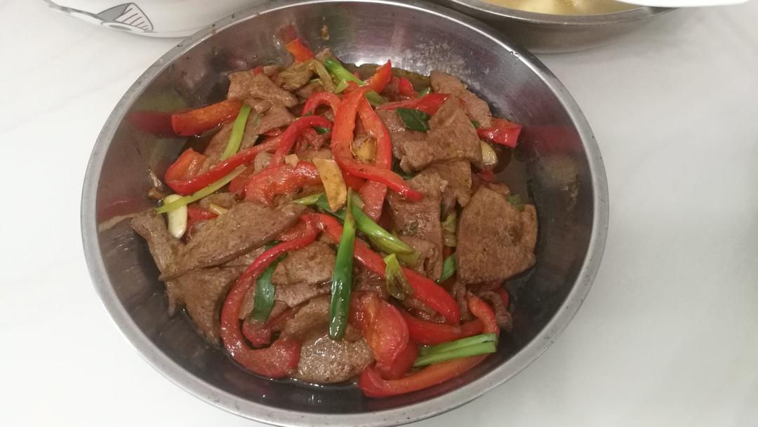 青椒炒猪肝