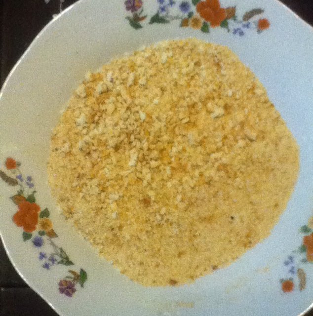 自制面包糠【微波炉版】