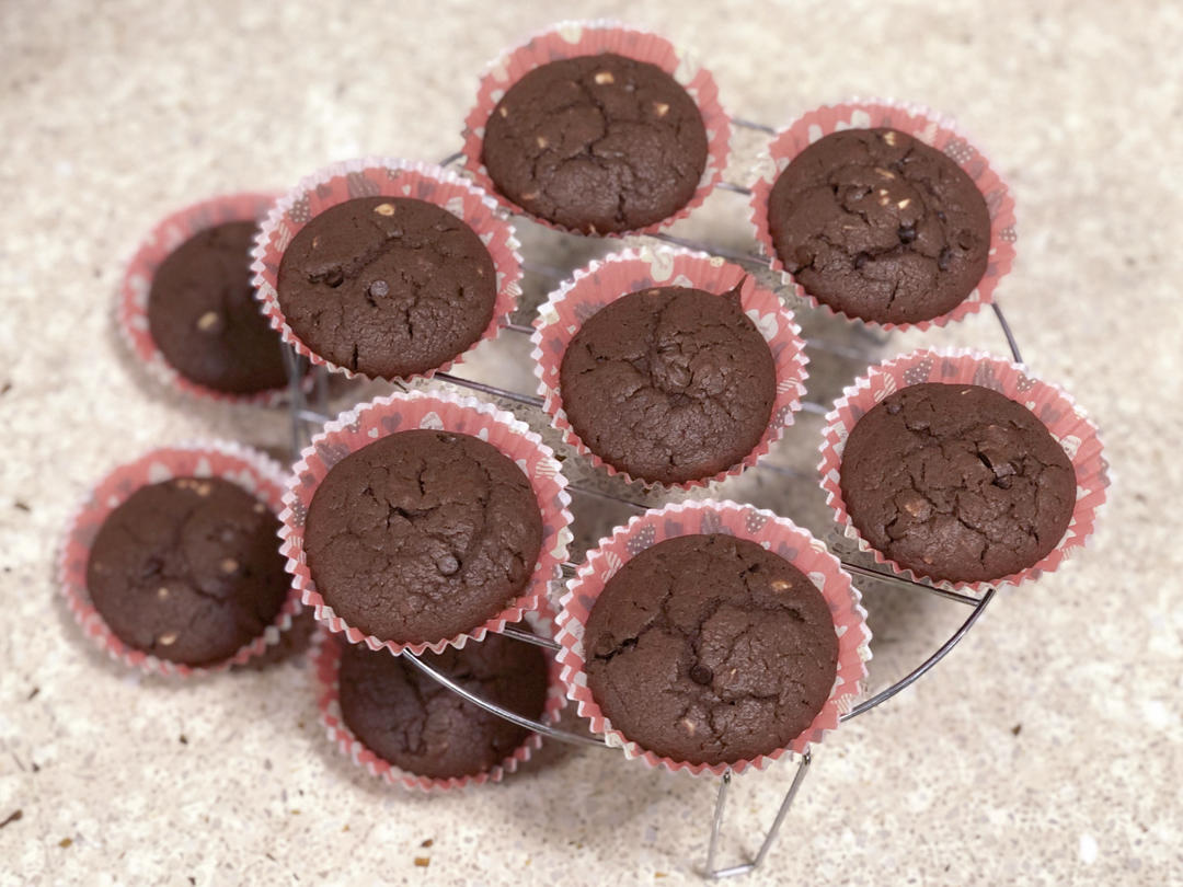 媲美星爸爸的巧克力麦芬！ 🍫🍫🍫