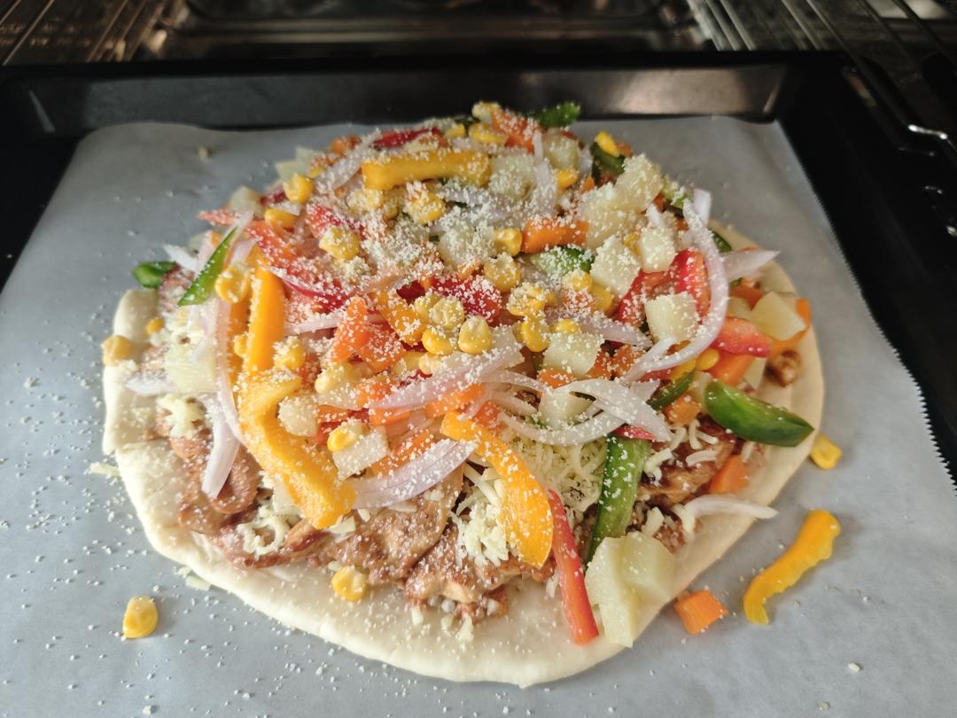 儿子说比BSK好吃的披萨（含披萨酱、饼底做法）