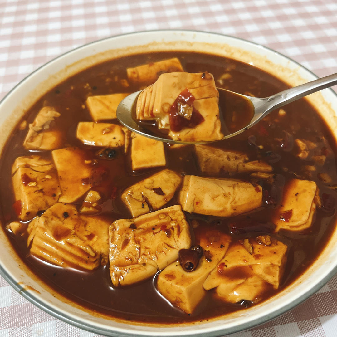 简单易学的下饭菜麻婆豆腐（素版）