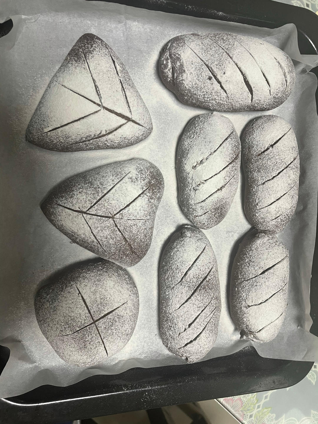 全麦蔓越莓核桃软欧包