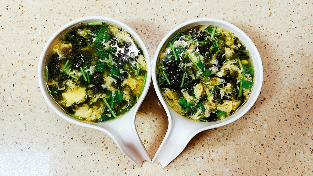 最鲜美好喝的「紫菜蛋花汤」