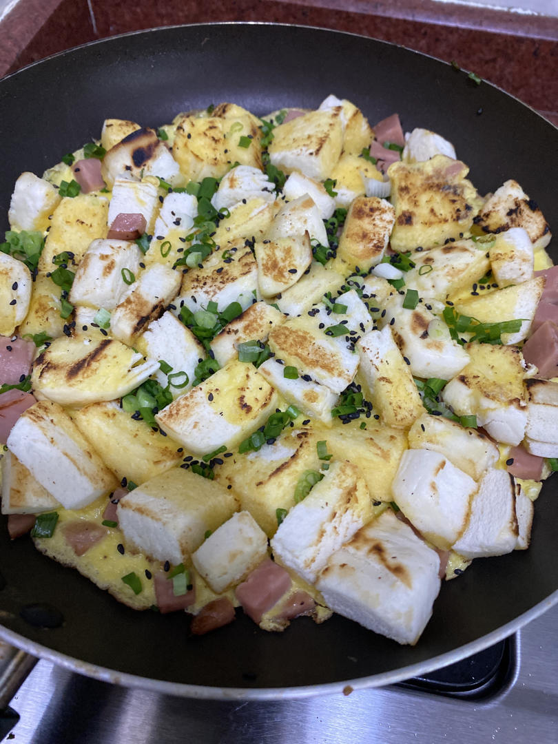 快手早餐新吃法:馒头摊鸡蛋