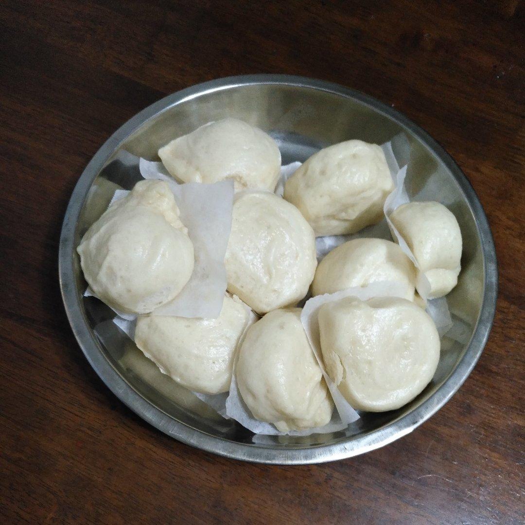 面包机发面蒸馒头