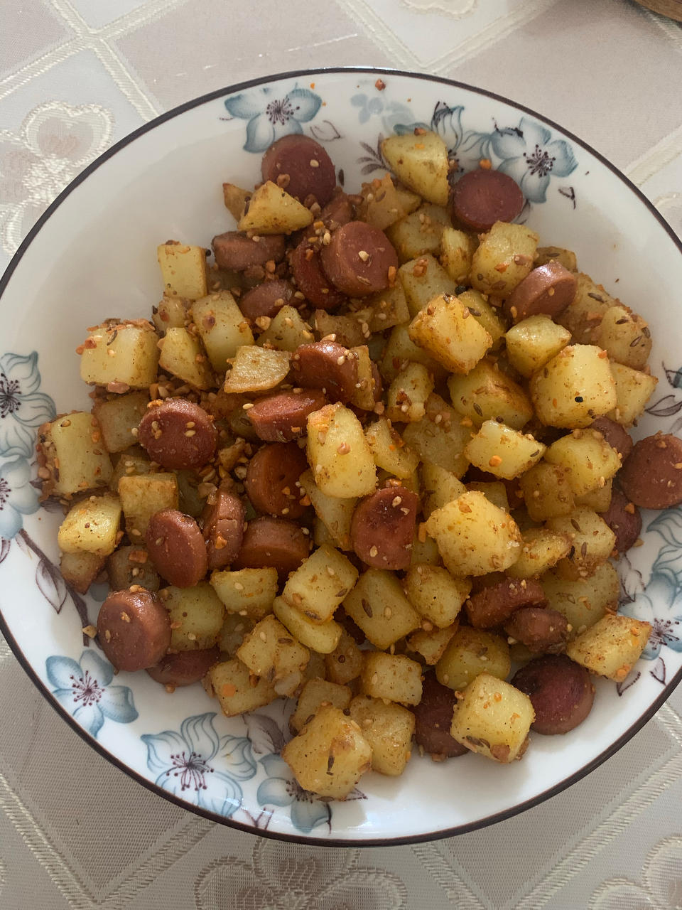 椒盐土豆香肠