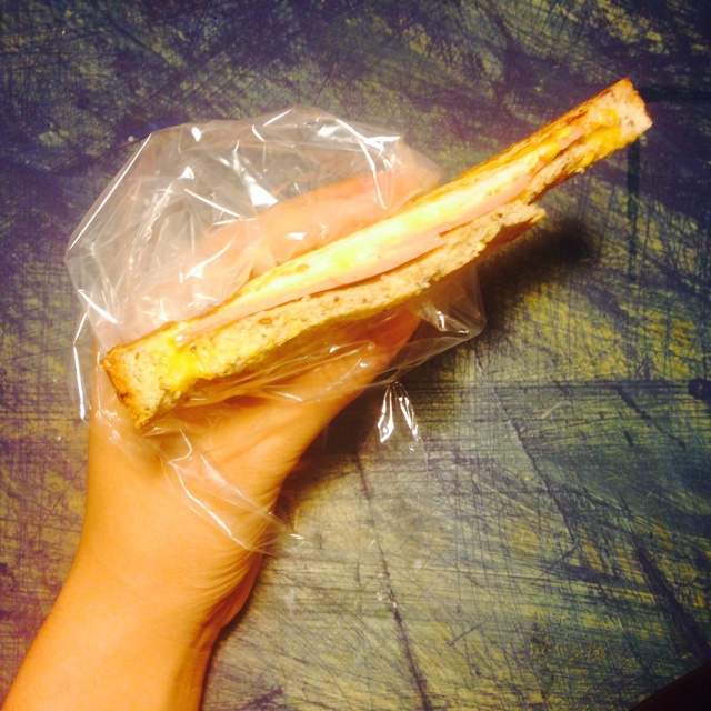 一片面包的三明治