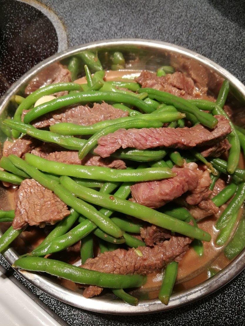 糖糖的糖糖妈做的四季豆炒牛柳