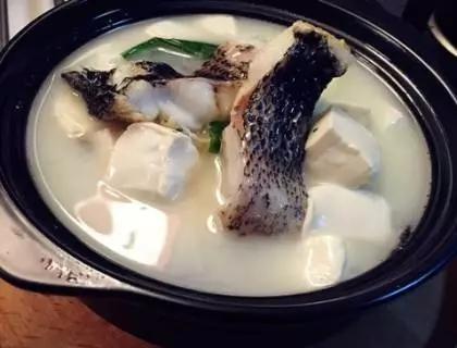 月子餐刨腹产黑鱼豆腐汤的做法