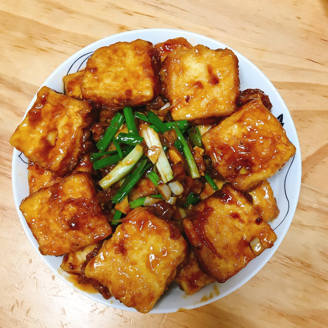 无敌好吃的香煎豆腐