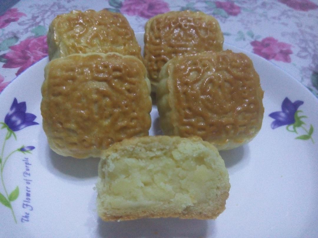 五仁/蛋黄月饼*超详步骤（无转化糖浆无枧水）