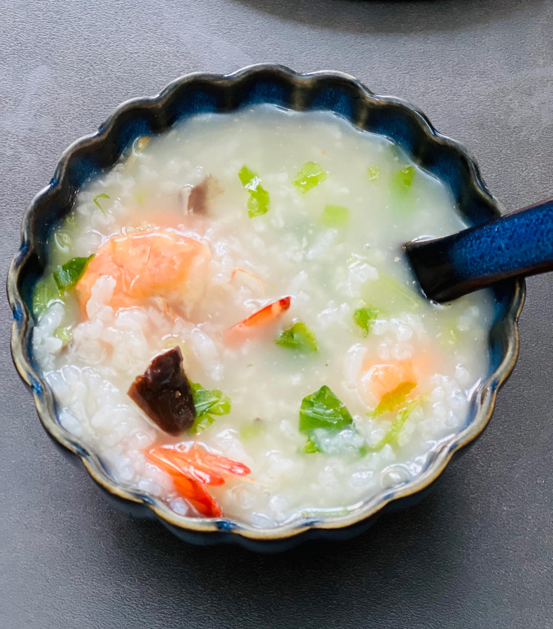 鲜虾砂锅粥