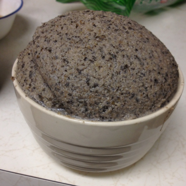 浓豆浆黑米戚风