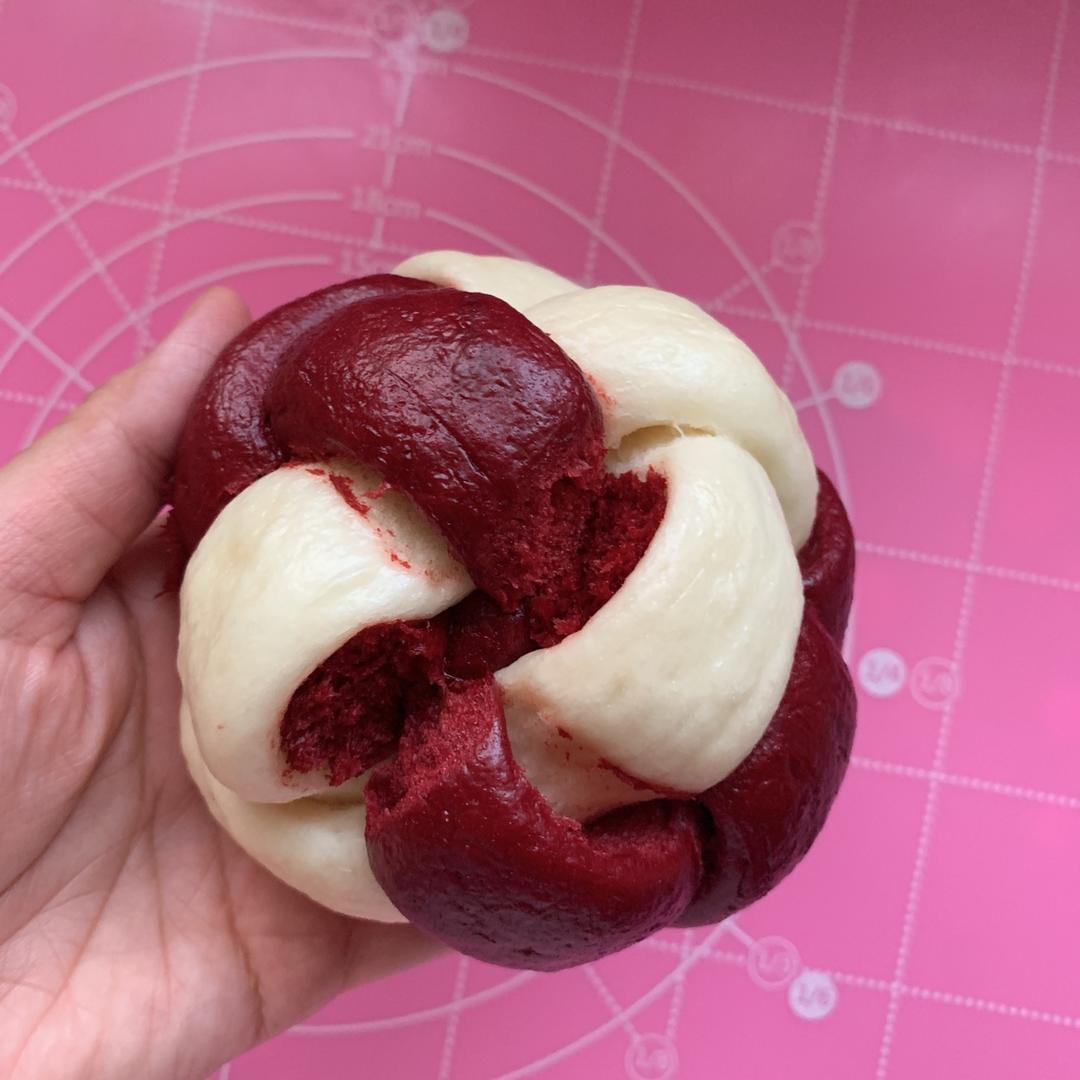 绣球馒头（内附辫绣球视频）