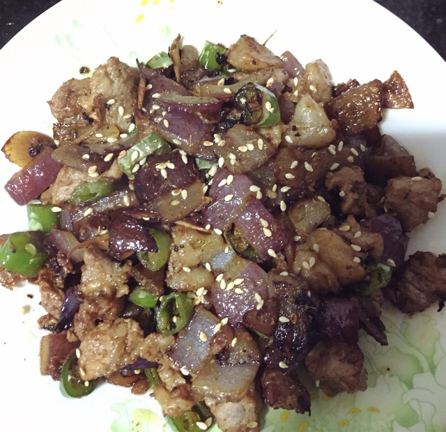 孜然牛肉粒