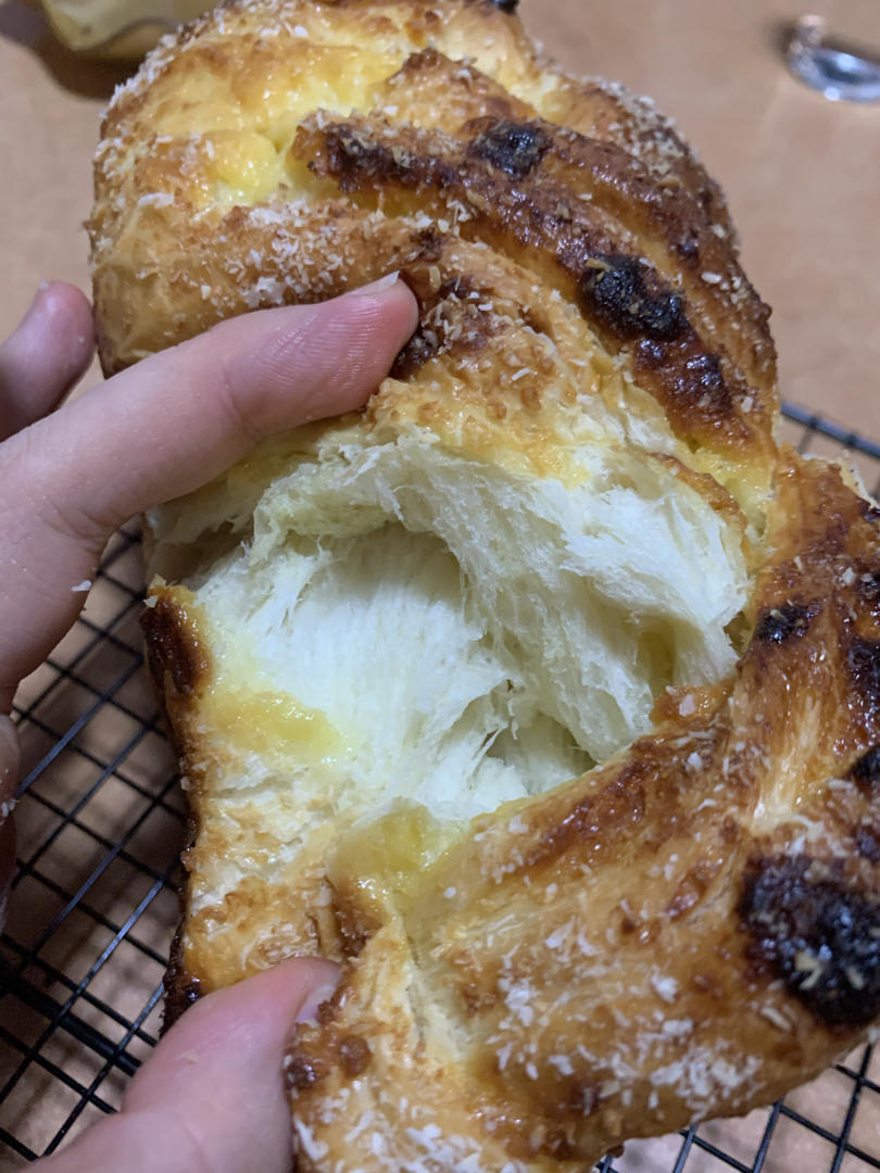 椰香奶酥吐司甜面包淡奶油炼乳奶香软妹子手撕