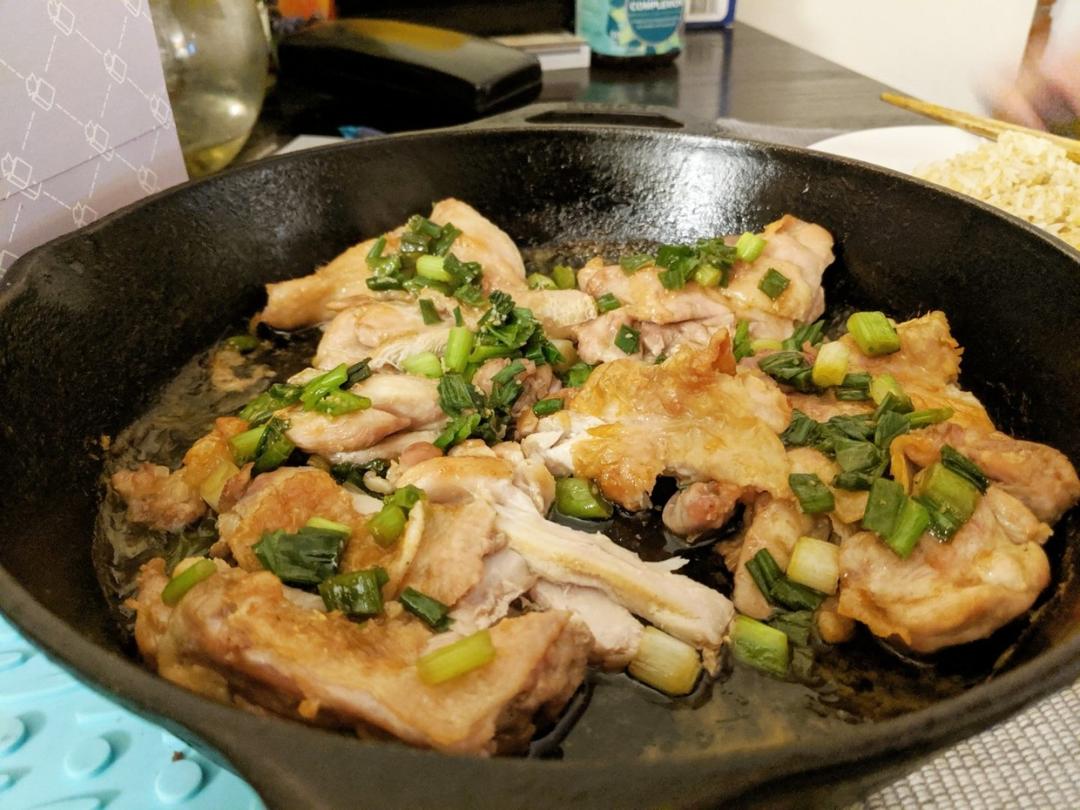 省时省钱省料的葱油脆皮鸡