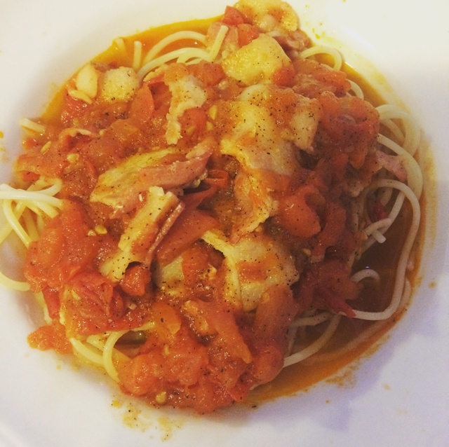 培根番茄意大利面