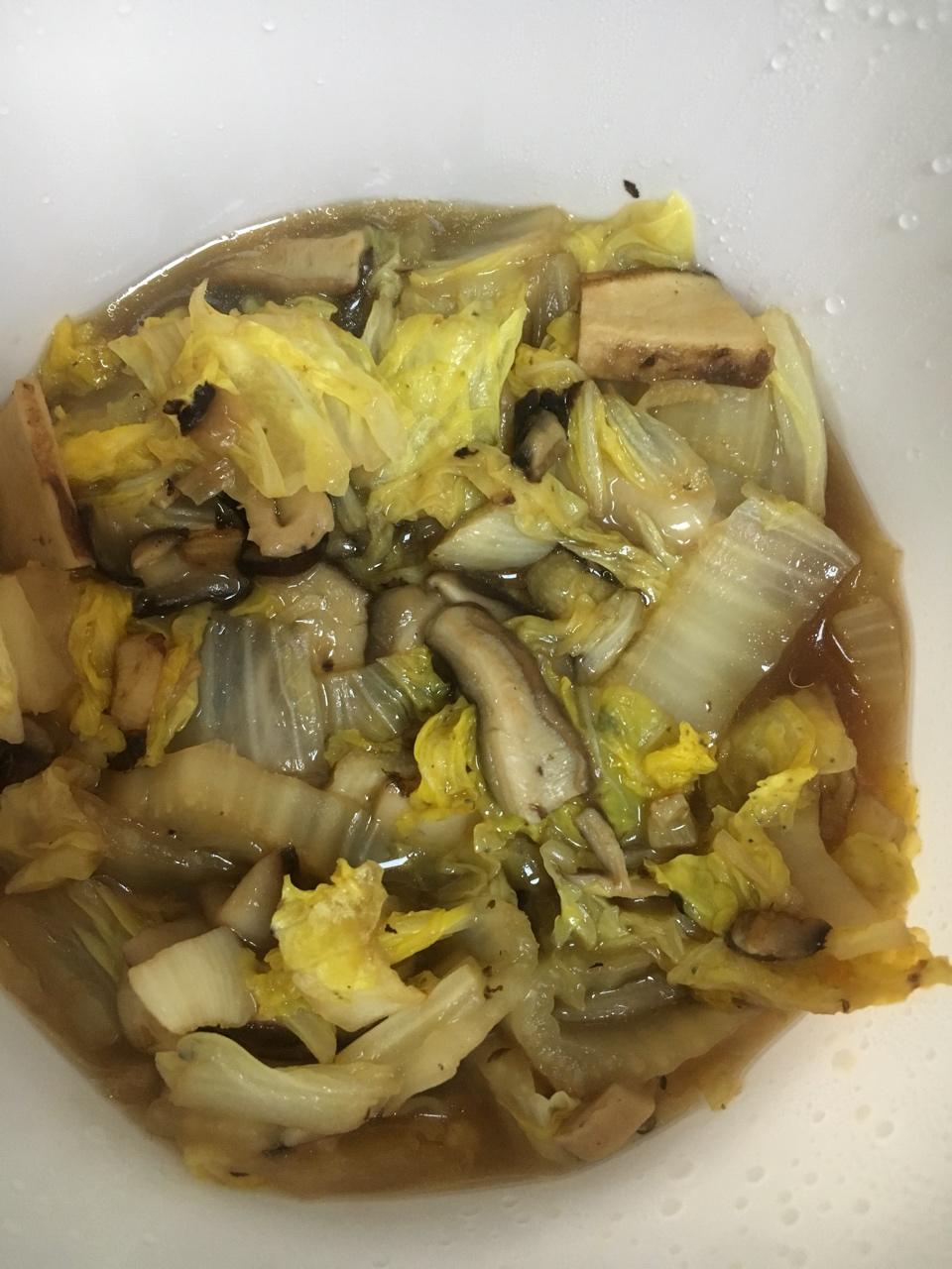 耗油香菇白菜