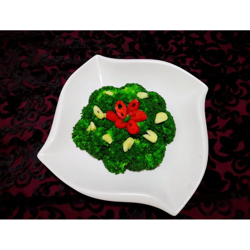 蒜香西兰花【太太乐鲜鸡汁芝麻香油】