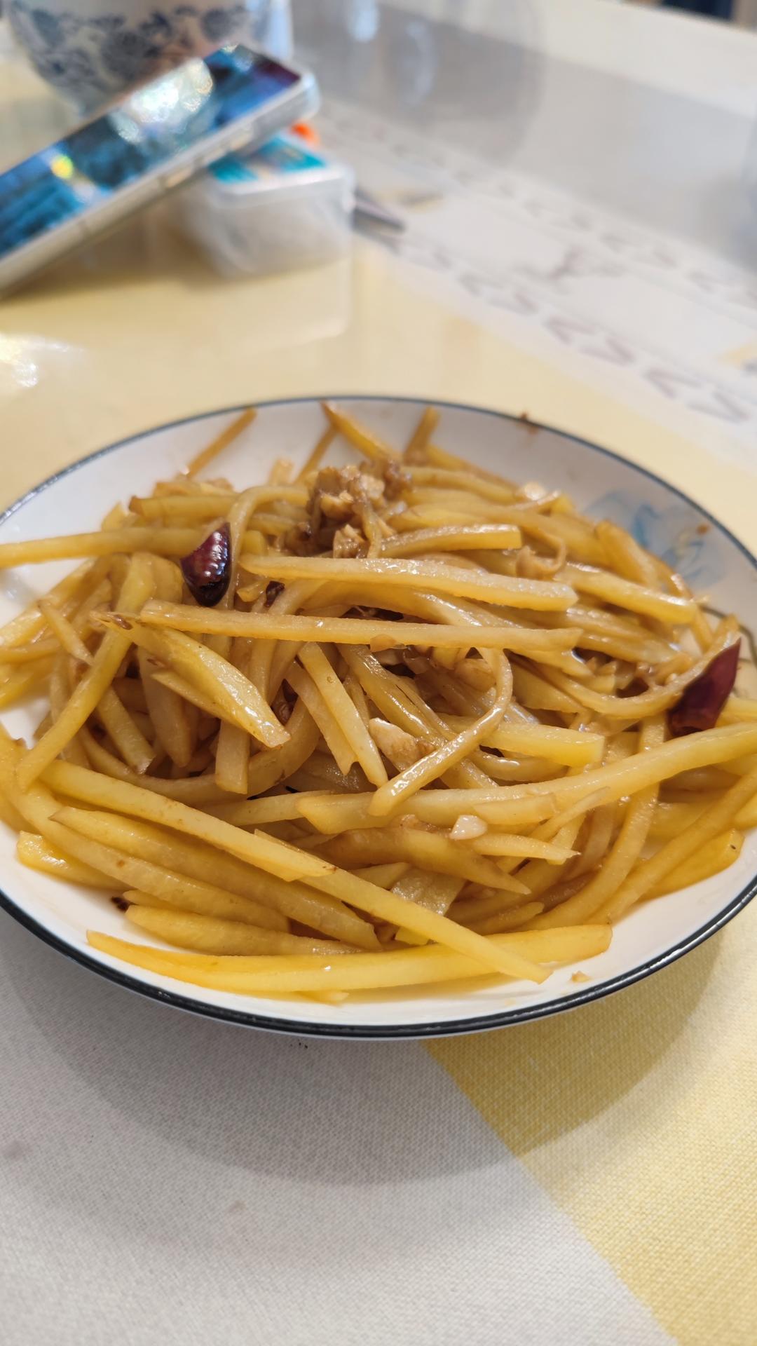 醋溜土豆丝（家庭版小炒）