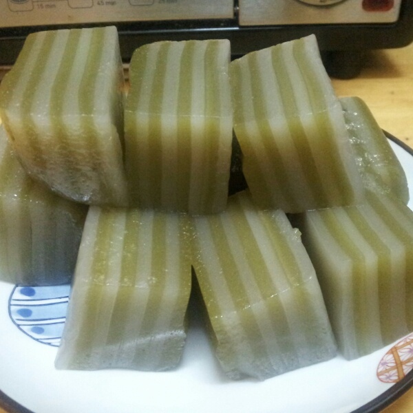 抹茶椰汁糕